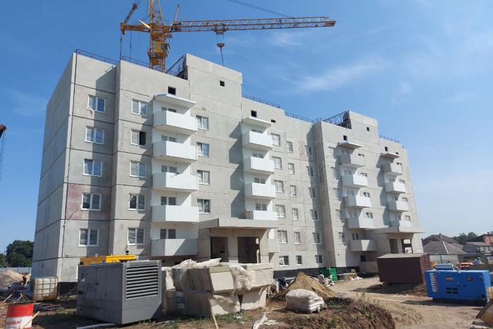 Строительство новых домов в Мариуполе