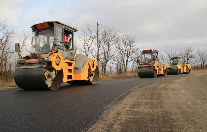 В Запорожской области продолжаются работы по замене слоёв износа в рамках содержания автомобильных дорог