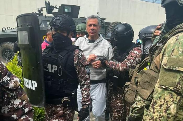 Арестованный бывший вице-президент Эквадора Хорхе Гласа