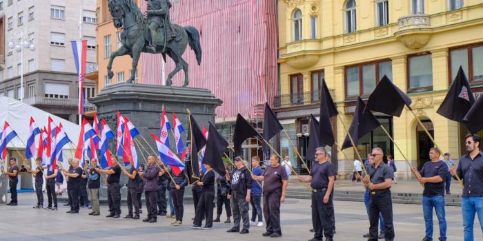 митинг хорватских ультраправых в поддержку киевского режима в Загребе, populismstudies.org