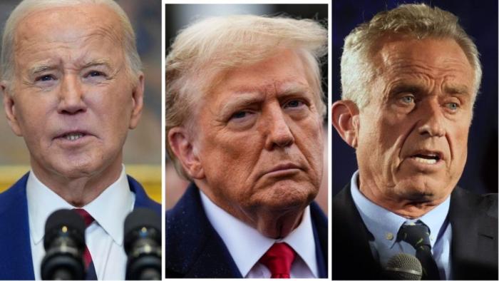 Виртуальный Байден сокращает отставание от живого Трампа, но помеха в Роберте Кеннеди