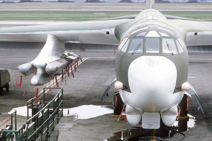 Американские стратегические бомбардировщики Б-52 в Румынии