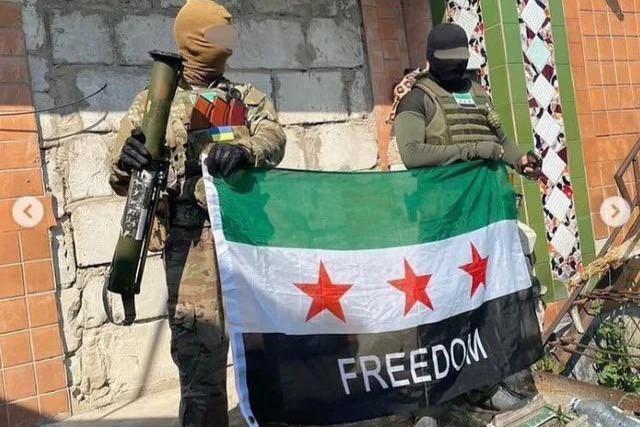 Украинские боевики в Сирии