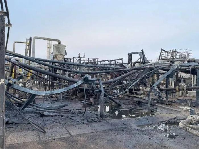 в Харьковской области уничтожили одну из газовых установок компании «Бурисма»