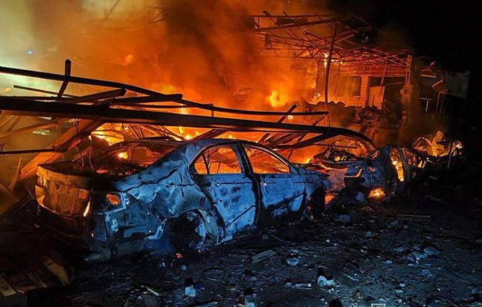 последствия ударов Гераней в Каменском Днепропетровской области