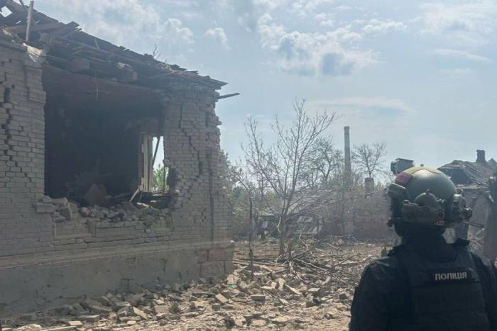 поражённый УМПК ПВД ВСУ в Константиновке на Донбассе
