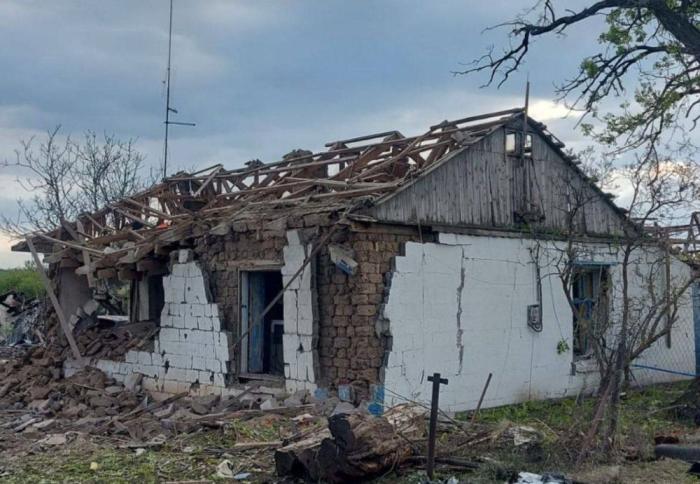 уничтоженный УМПК ПВД ВСУ в Великомихайловке Днепропетровской области