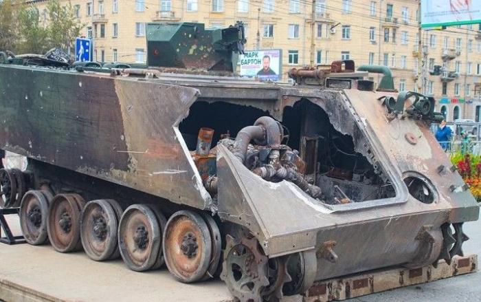 В Россию вывезена новая партия подбитой трофейной техники