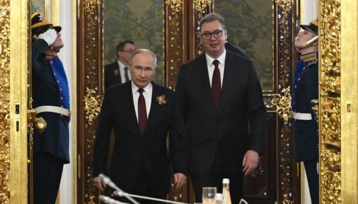 Президенты Вучич и Путин