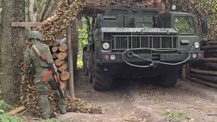 боевая работа расчёта РСЗО 9К515 «Торнадо-С» из состава группировки войск «Север» по позициям ВСУ в Харьковской области, источник Телеграм-канал Военный Осведомитель