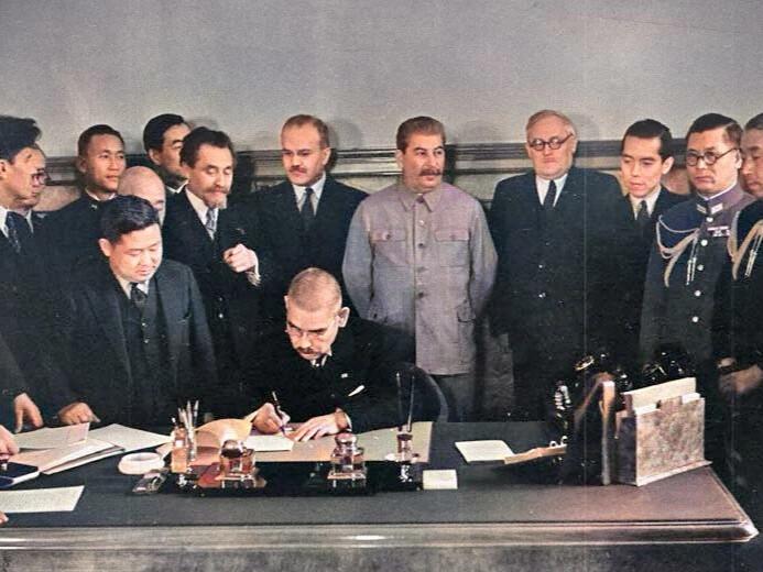 Подписание советско-японского пакта о ненападении 13 апреля 1941 года