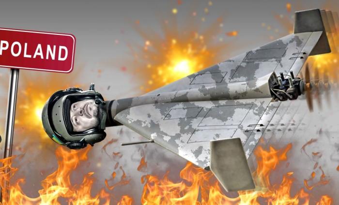 Последствия прилёта «российских беспилотников» в Польшу, или Зеленский довольно потирает руки