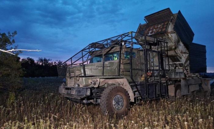 тяжёлая огнемётная система ТОС-2 «Тосочка» группировки войск «Центр», источник Телеграм-канал Военный Осведомитель