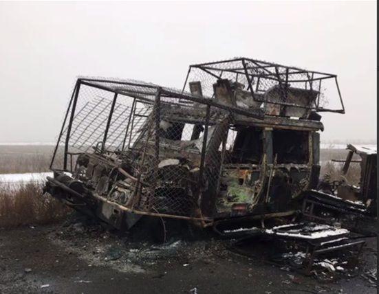 уничтоженный на Южно-Днепропетровском направлении украинский бронеавтомобиль Iveco LMV итальянского производства, источник Телеграм-канал Dambiev