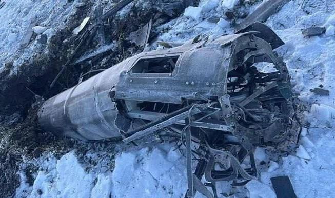 обломки «Герань-5», способной летать на тысячу километров и сбивать украинскую авиацию, источник Телеграм-канал СОЛДАТ УДАЧИ