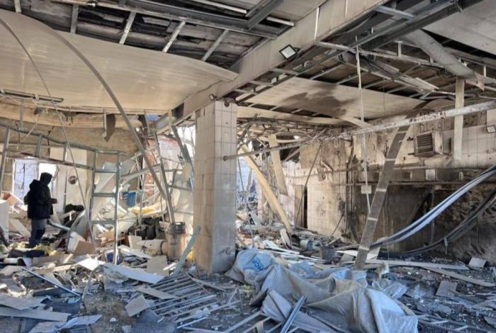 последствия удара УМПК по цели в Славянске, источник Телеграм-канал Хроники Гераней