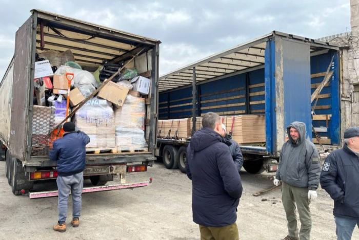 в Мариуполь прибыла очередная гуманитарная помощь, источник Телеграм-канал Мариуполь Наш