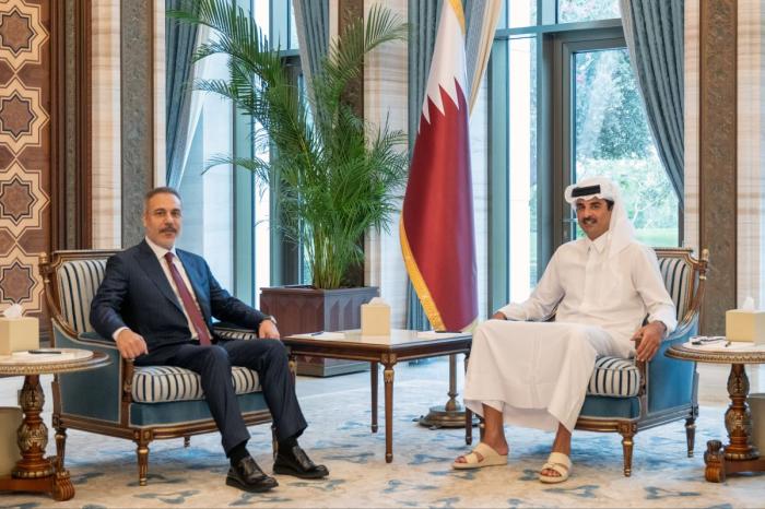 Министр иностранных дел Турции Хакан Фидан провёл переговоры в Катаре