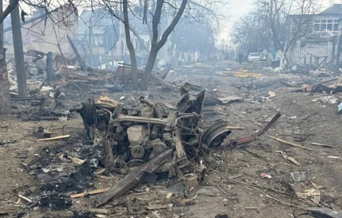 последствия ударов Гераней в Глухове Сумской области, источник МАХ-канал Хроники Гераней