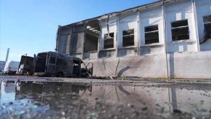 ещё один терминал «Новой Почты» стал жертвой «Гераней», на этот раз, в Запорожье, источник МАХ-канал Военный Осведомитель