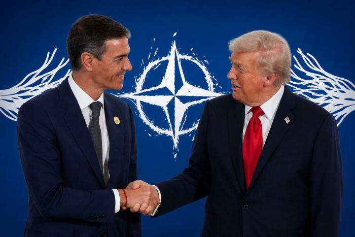 Педро Санчез и Дональд Трамп несмотря на рукопожатия недолюбливают друг друга