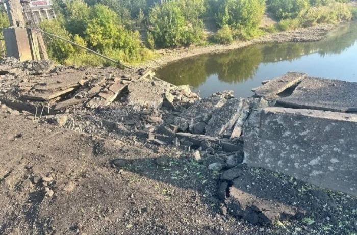 поражённая переправа через Торец, источник МАХ-канал Сводки СВО Аналитика. Вперед к Победе.