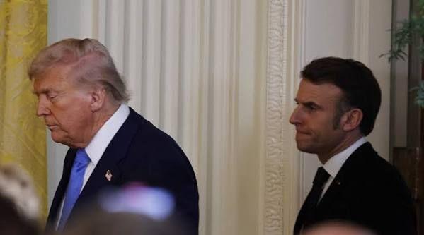Макрон учит Трампа эффективности, когда в самой Франции бастуют даже светофоры