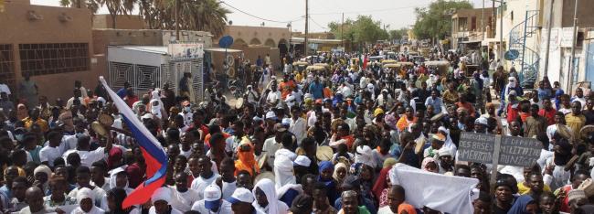 Пророссийские демонстрации в Нигере