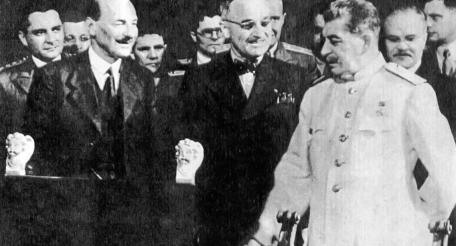 Сталин и Трумэн на последнем этапе войны