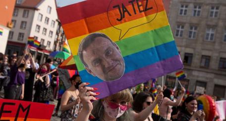 Демонстрация геев и лесбиянок в Польше
