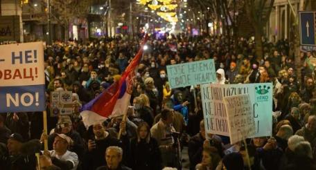 Эко-майдан против газового соглашения Сербии и России