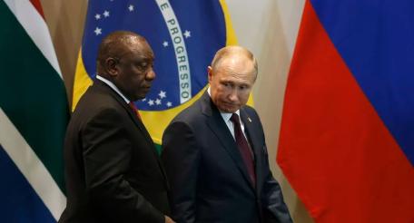 Президенты России и ЮАР