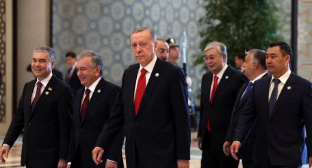 Президенты Турции, Азербайджана, Узбекистана, Казахстана, Кыргызстана, Туркменистана