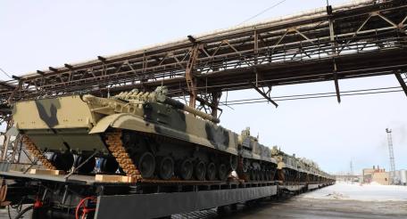 «Курганмашзавод» сообщает о передаче в войска очередной партии боевых машин пехоты БМП-3