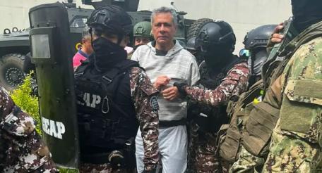 Арестованный бывший вице-президент Эквадора Хорхе Гласа