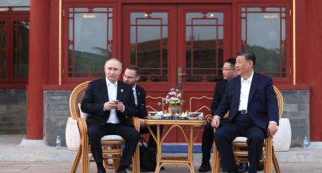 Переговоры Владимира Путина в Китае