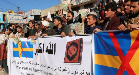 Афганцы протестуют против предательской политики Швеции