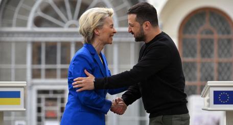 Урсула фон дер Ляйен и Зеленский