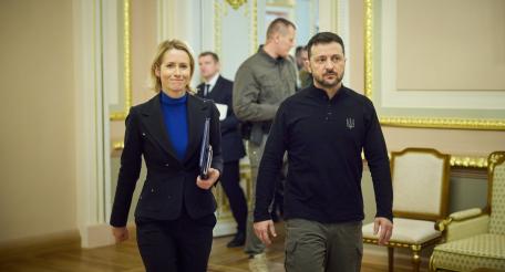 Кая Каллас комфортно себя чувствует в компании просроченного президента Украины Зеленского