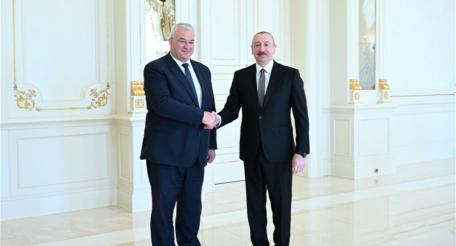 25 мая, президент Азербайджана Ильхам Алиев принял министра иностранных дел Украины Андрея Сибигу.