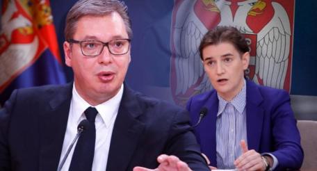 Александар Вучич и Ана Брнабич
