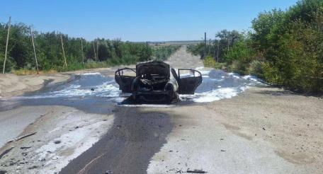 накануне ВСУ атаковали гражданский автомобиль в Пологовском районе, погибли три человека, источник Телеграм-канал Дневник Десантника