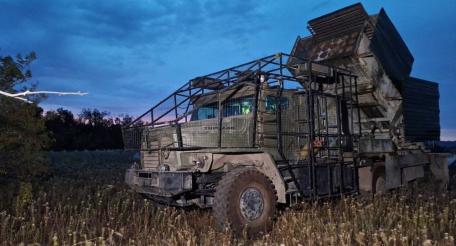 тяжёлая огнемётная система ТОС-2 «Тосочка» группировки войск «Центр», источник Телеграм-канал Военный Осведомитель
