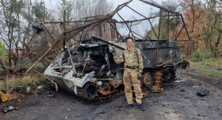 уничтоженный американский БТР М113, октябрь 2025, источник Телеграм-канал Уголок Ситха