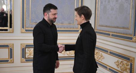 Спикер Национальной ассамблеи Сербии Ана Брнабич побывала в начале недели в Киеве, где встретилась с председателем Верховной рады Стефанчуком и Зеленским