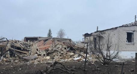 последствия вчерашнего удара УМПК в н.п. Староверовка Харьковской области, источник Телеграм-канал Хроники Гераней