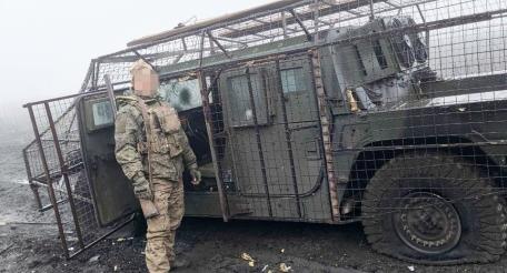 очередной трофейный подбитый американский бронеавтомобиль Humvee (HMMWV), источник Телеграм-канал Уголок Ситха