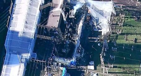 подстанция Запорожского железорудного завода в селе Малая Белозерка Запорожской области, повреждённая в результате ударов дронов-камикадзе, источник Телеграм-канал Военный Осведомитель