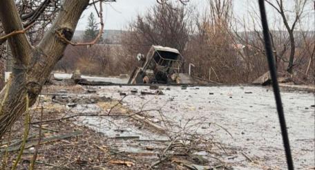 «Дорога смерти» для ВСУ на участке Константиновка – Дружковка, источник Телеграм-канал Военкор Кулько