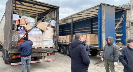 в Мариуполь прибыла очередная гуманитарная помощь, источник Телеграм-канал Мариуполь Наш